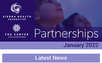Screenshot of the Partnerships – January 2022 Latest News