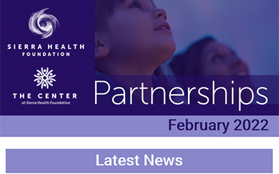 Screenshot from the Partnerships – February 2022 Latest News