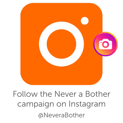 Follow Never a Bother on Instagram at instagram.com/neverabother