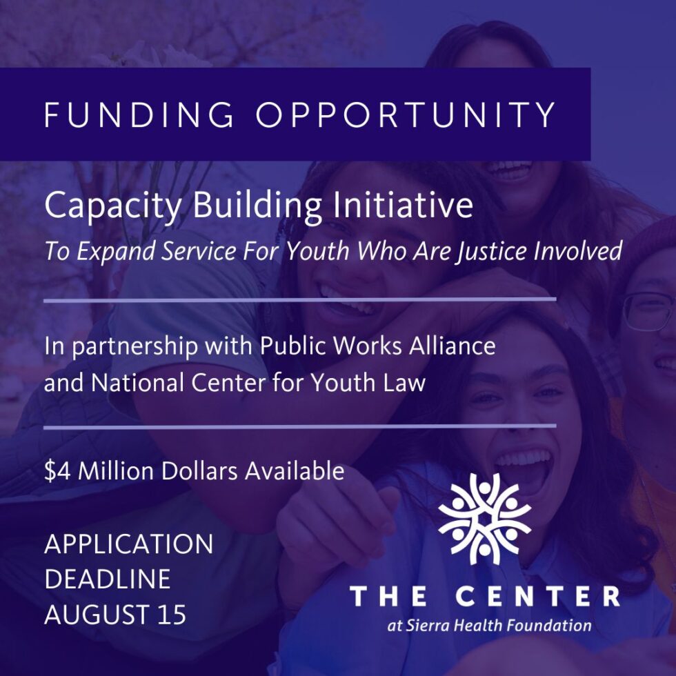 Funding Opportunity: Expanding Community-Based Service for Youth Who ...