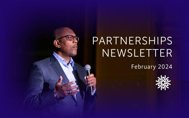 Chet Hewitt pictured as the feature image in the Partnerships eNewsletter