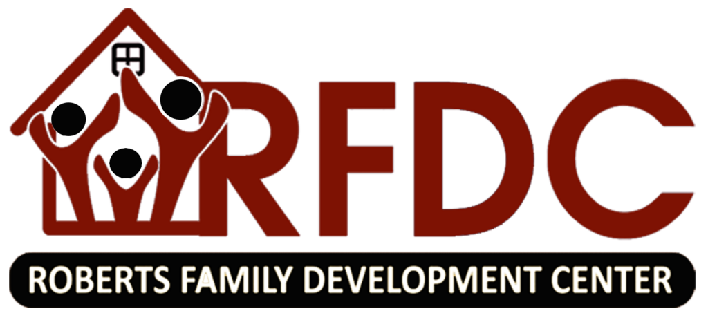 Pictured: Roberts Family Development Center logo