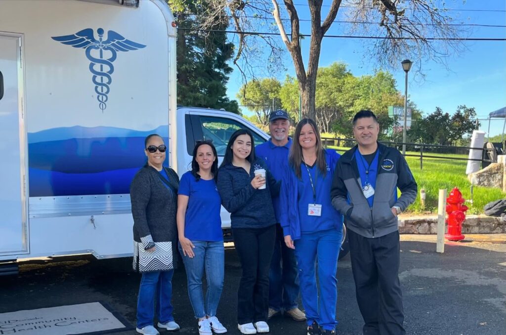 El Dorado County Community Health Center healthcare workers taking a group photo