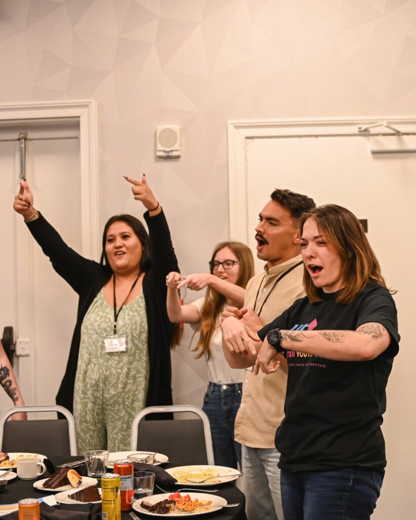 People from National Foster Youth Institute (NFYI) at event