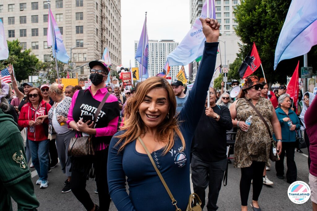 The TransLatin@ Coalition march