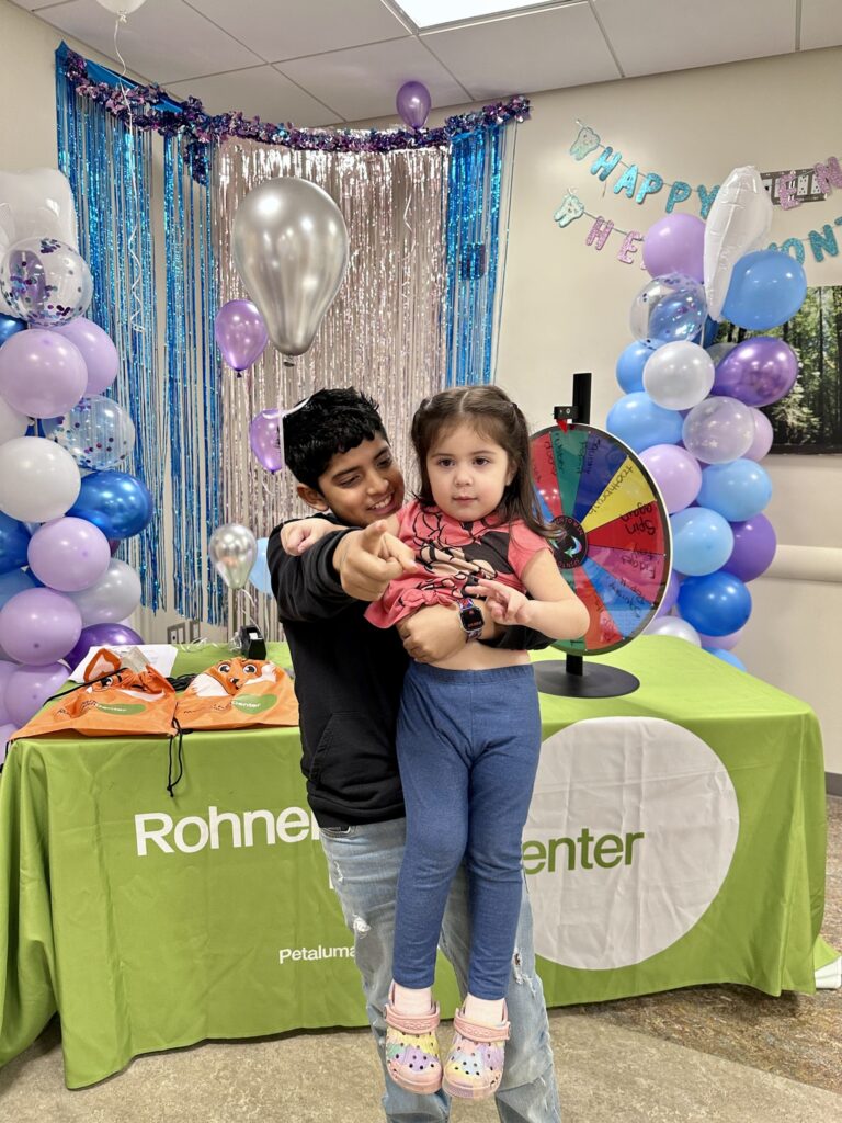 Young boy and girl at Petaluma Health Center