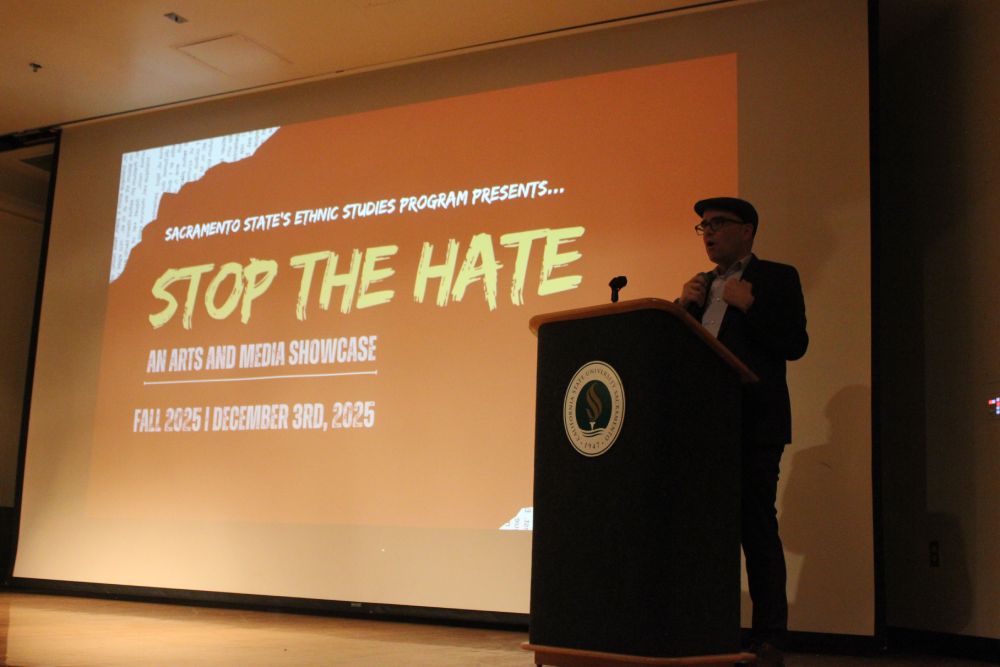 Stop the Hate showcase speaker  at California State University Sacramento