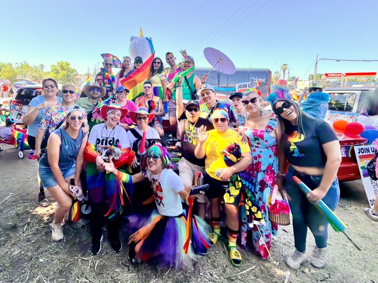 Oasis Clients and Staff at Fresno Pride