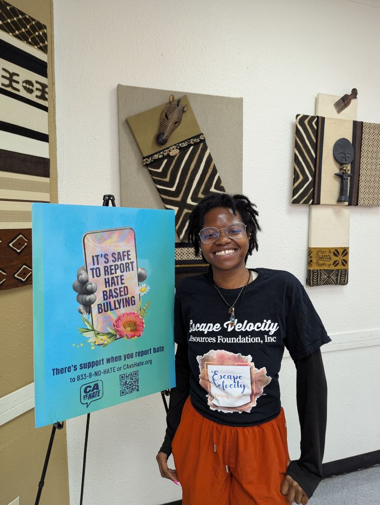 Young lady from the scape Velocity Resources Foundation smiling 