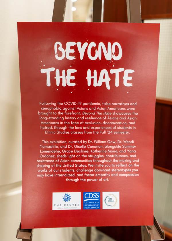 Stop the Hate Sac State Media and Arts Showcase