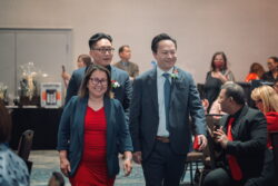Kaying Hang at Advocate Sacramento being welcomed to the stage