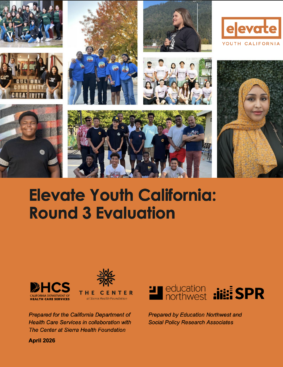 Elevate Youth California round 3 report cover